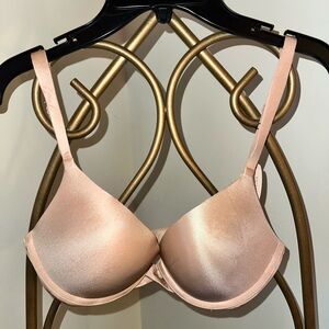 Victoria's Secret Perfect One Padded Underwire Beige Bra